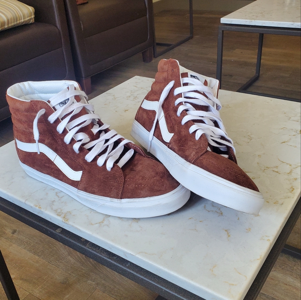 Vans Sk8 Hi Brown Suede